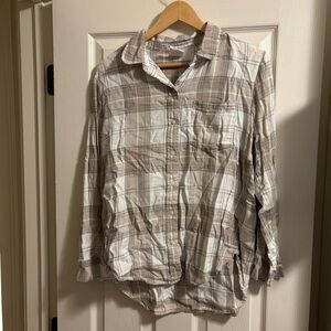 Plaid Tunic The Easy Shirt Button Down